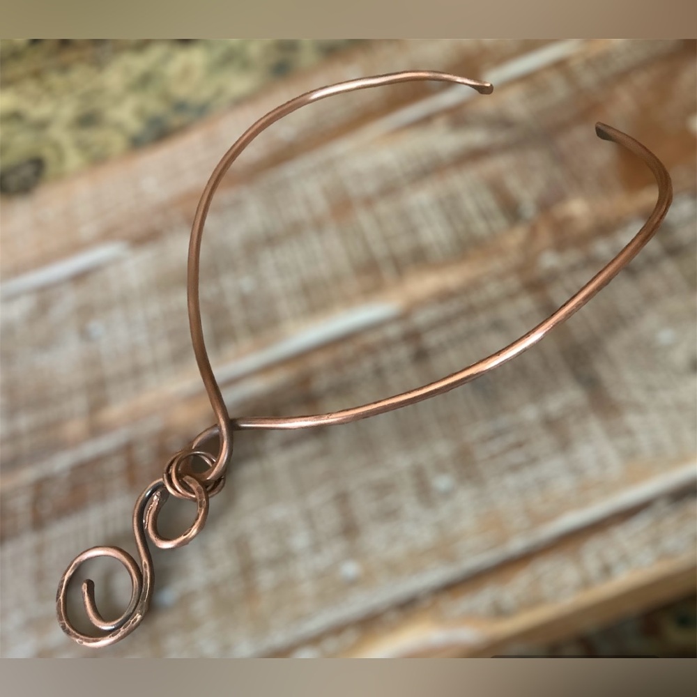 Hand Forged Copper Collar Necklace